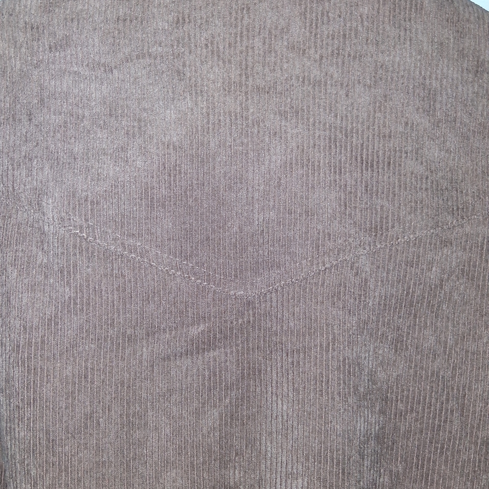 MINE Taupe Corduroy Short Moto Jacket - Picture 12 of 12